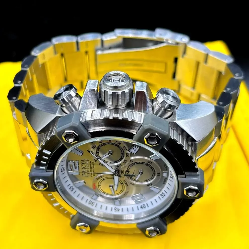 Invicta Reserve Octane 15824 Swiss Made Chronograph 56mm Watch Full Set